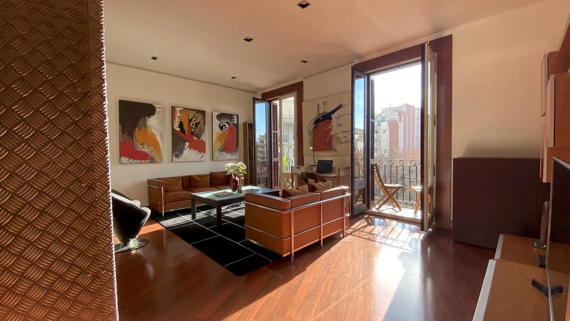 아파트 Luminous Designer Loft Style Apt Eixample Views By Myrentalhost 바르셀로나