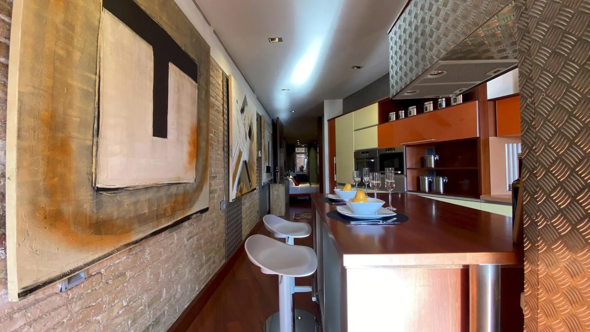 Luminous Designer Loft Style Apt Eixample Views By Myrentalhost 바르셀로나